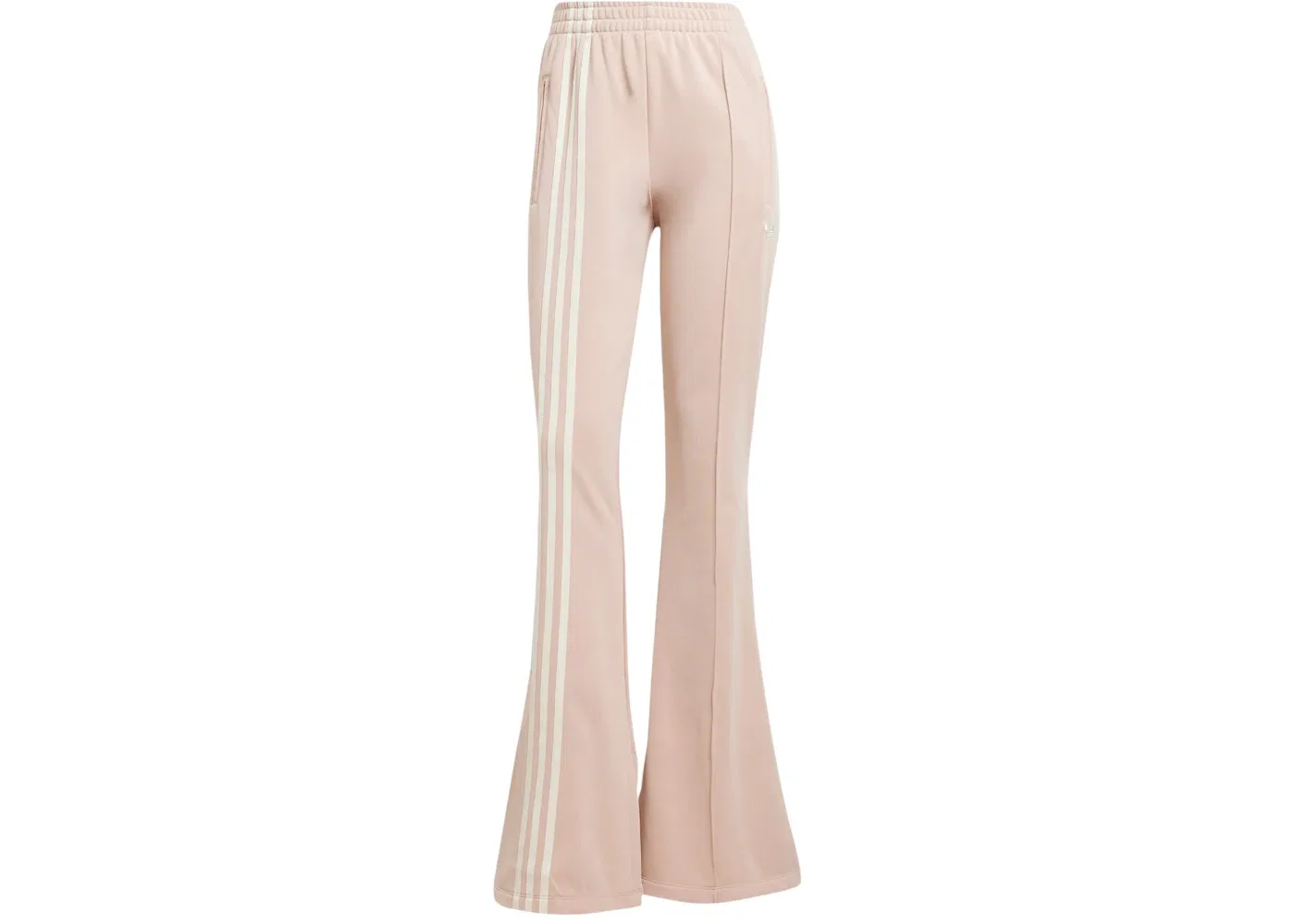 Женские спортивные брюки с лампасами Flared Firebird Track Pants Adidas, Ash Pearl