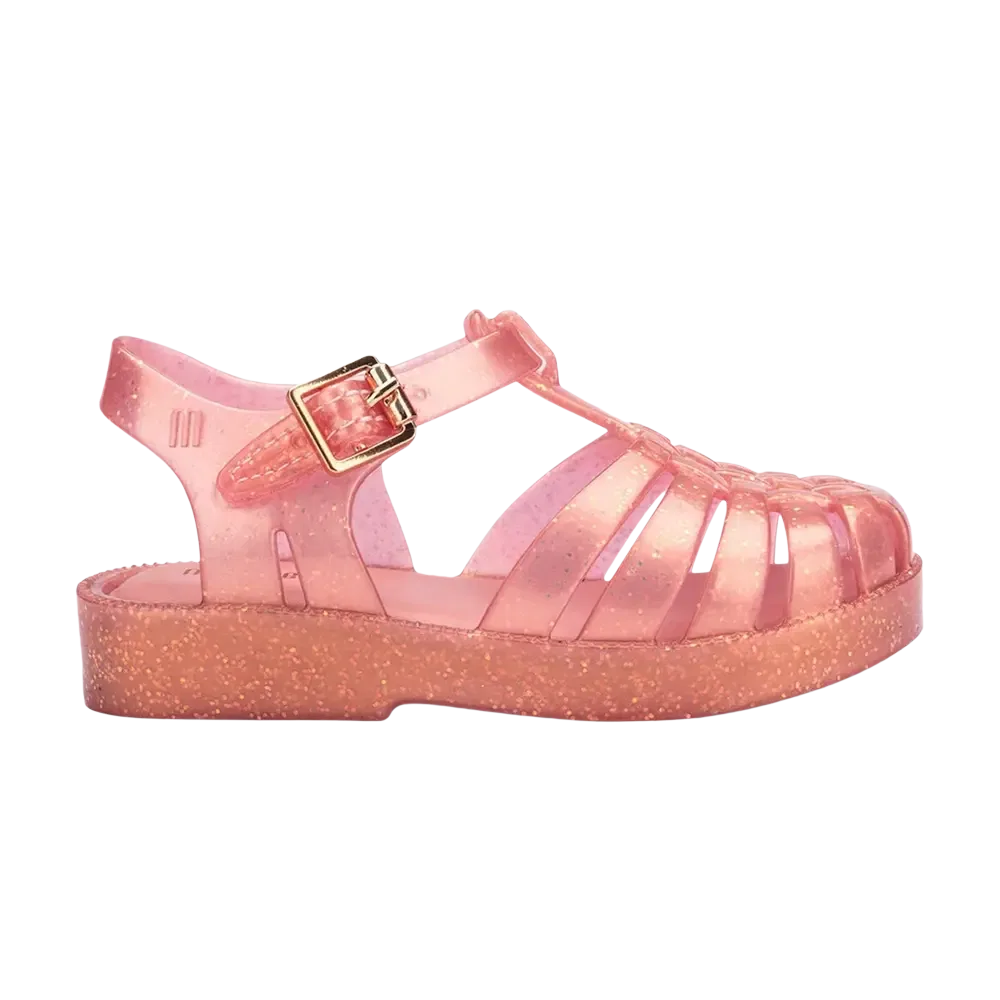 Резиновые сандалии Melissa Mini Possession Shiny Elements, розовый