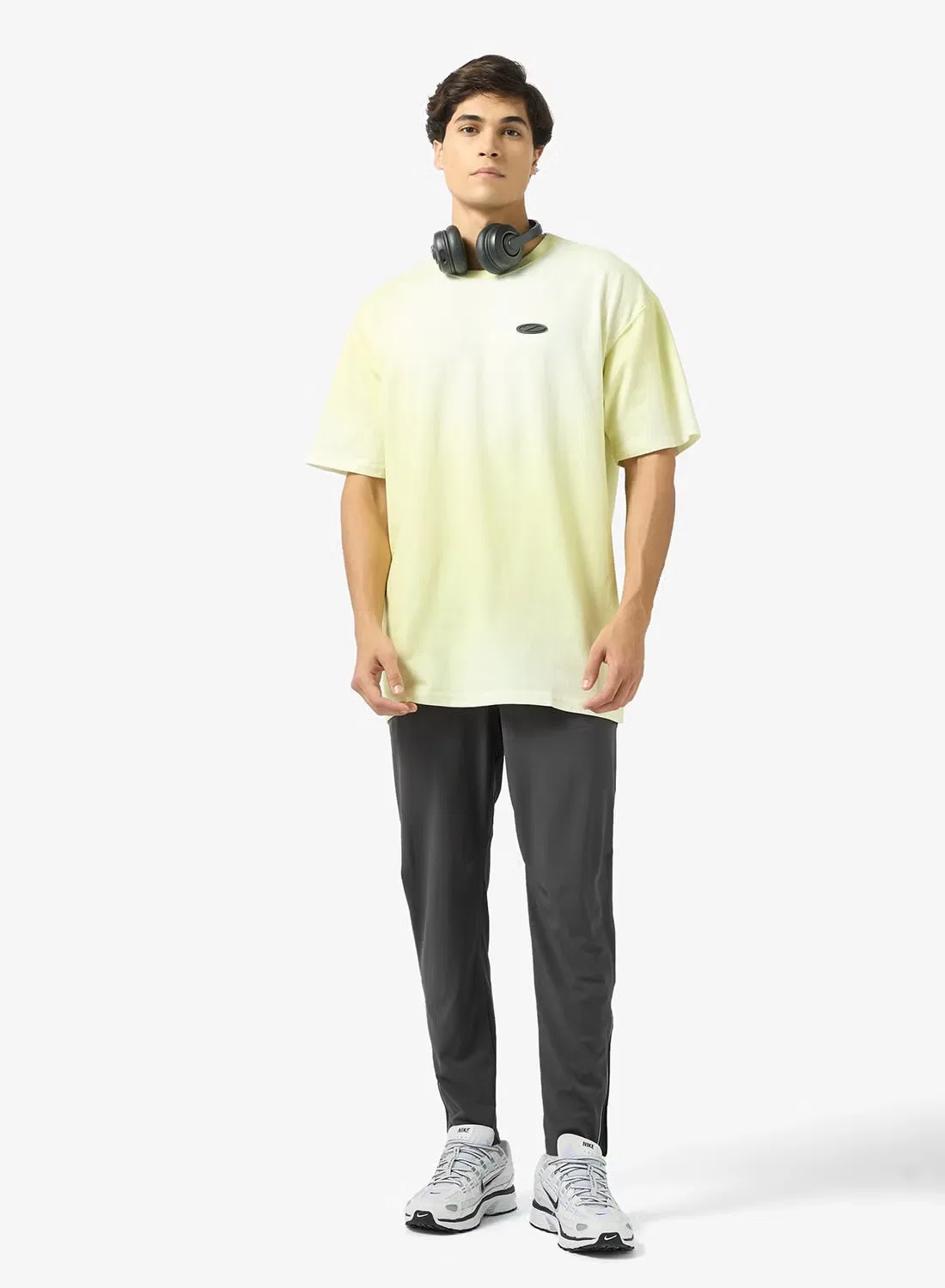 Футболка с принтом NSW Premium Essential Wash Nike, лаймовый — фото 4