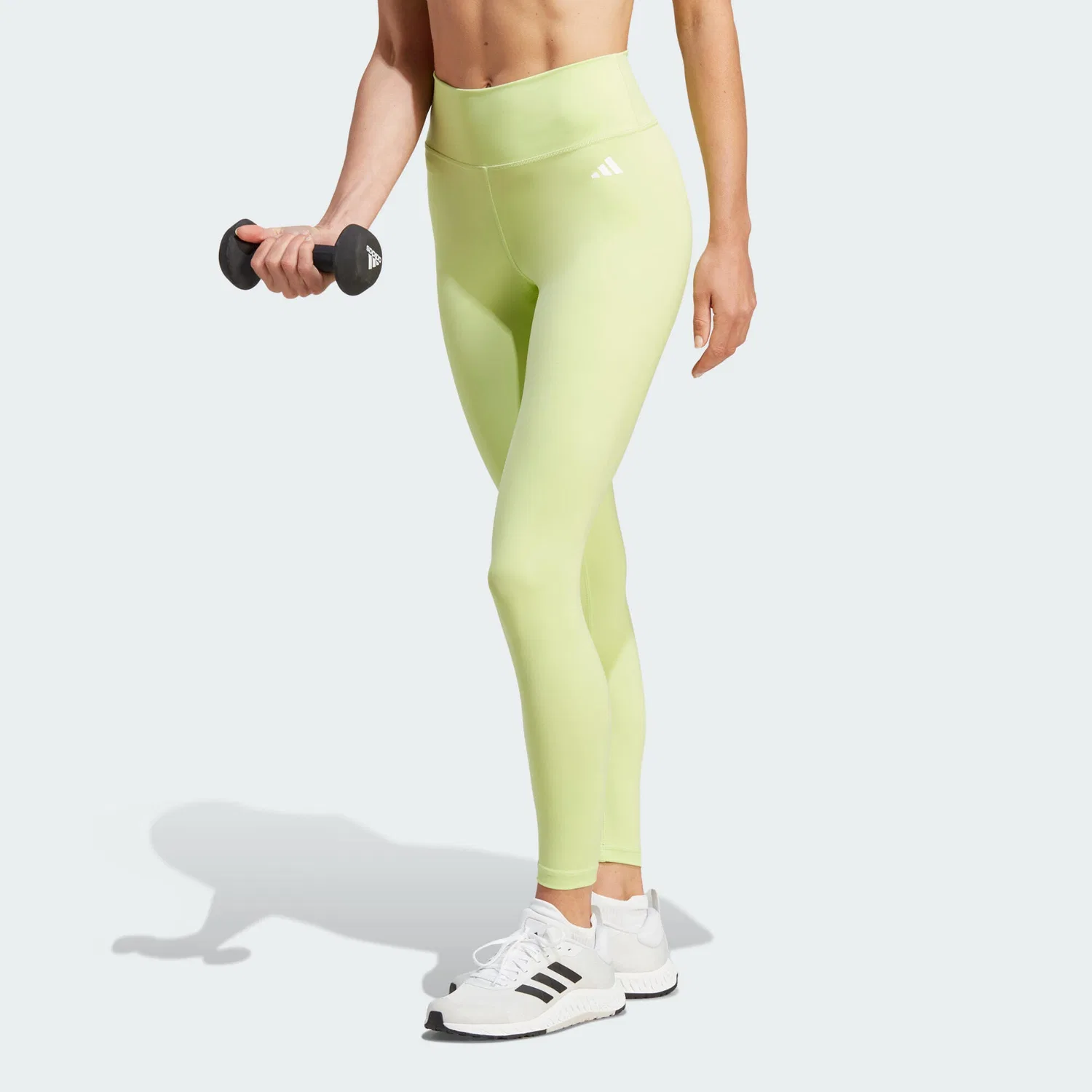 Женские тренировочные леггинсы с высокой посадкой Training Essentials High-Waisted 7/8-Leggings Adidas, Anisgrun