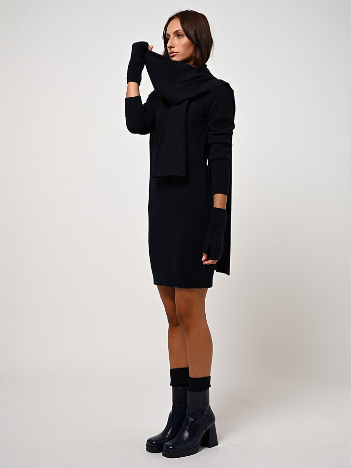 

Короткое платье AUTHENTIC CASHMERE, темно-синий