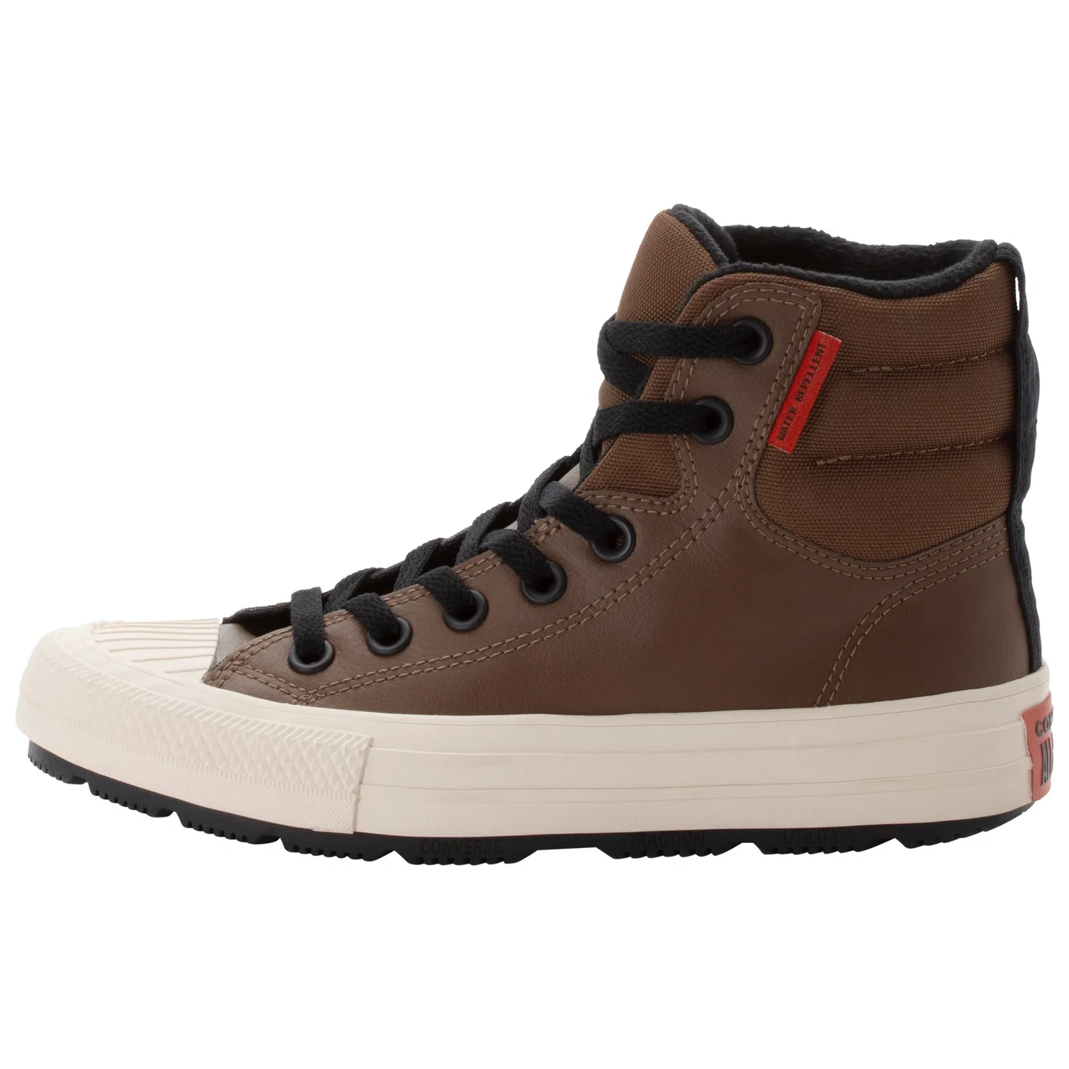 Детские кеды с высоким берцем Converse, Grounded/Black/Light Dune — фото 3