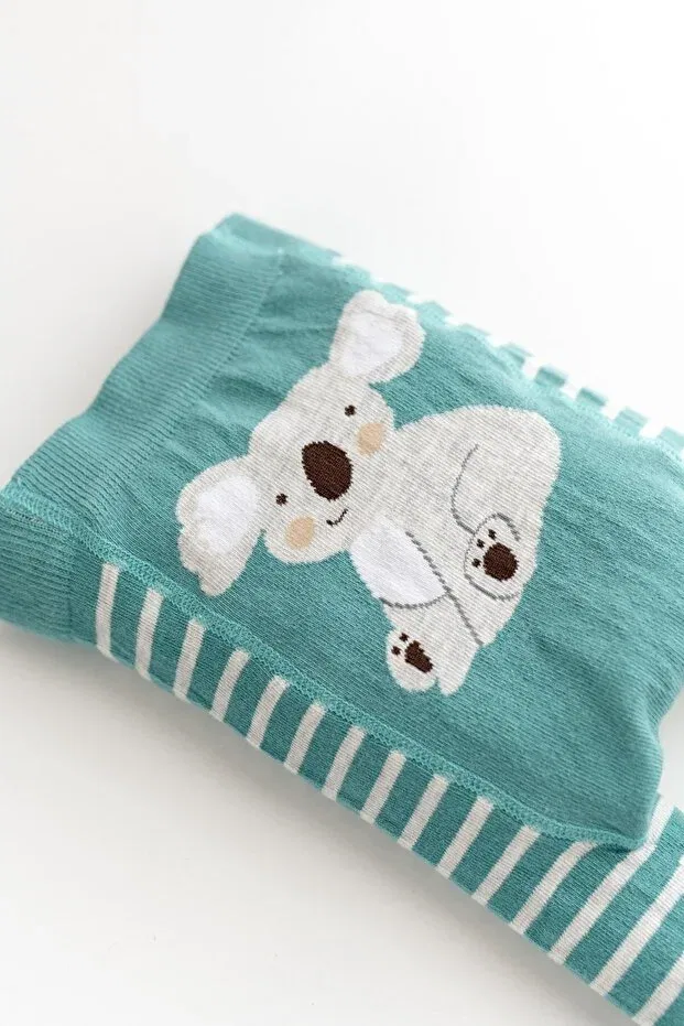 Детские леггинсы с принтом Koala patterned Nou Nou, Mint — фото 4