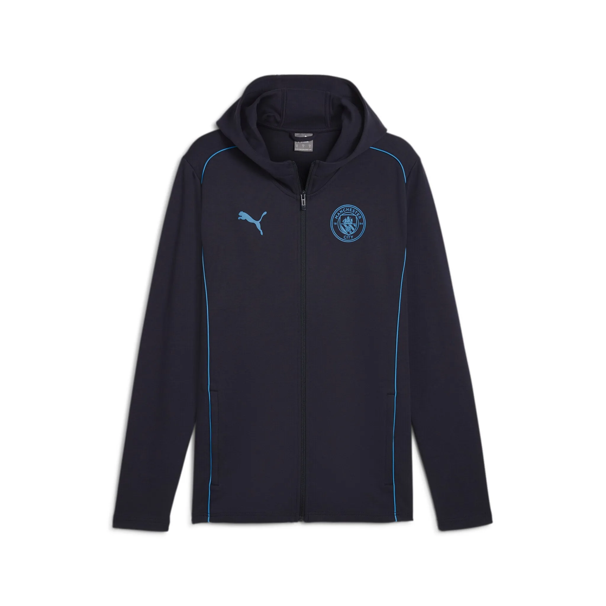 

Тренировочная куртка PUMA "Manchester City Casuals с капюшоном мужская", синий
