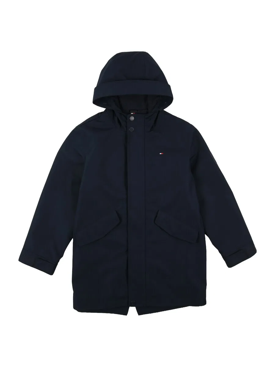 Куртка TOMMY HILFIGER межсезонья, цвет морской синий