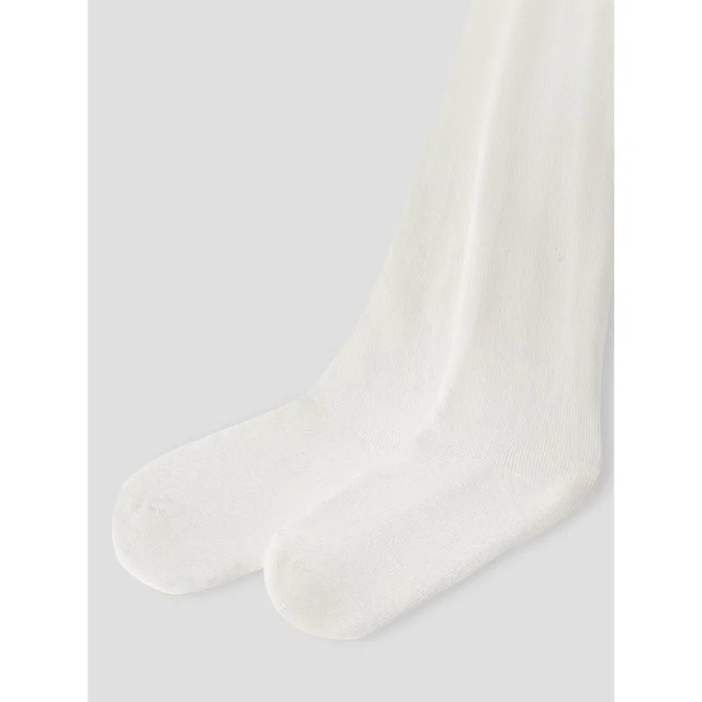 Детские колготки для девочек хлопковые Funa Lil Pantyhose Name it, White — фото 3
