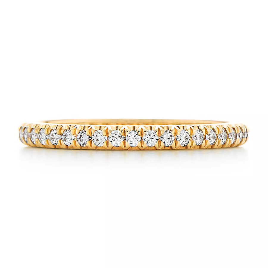 

Кольцо Tiffany & Co. Tiffany Soleste Half Eternity, золото/бриллиант
