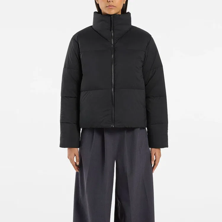 Женское пальто из пуха с воротником-стойкой Arcteryx, Electric Rose/Techno — фото 4
