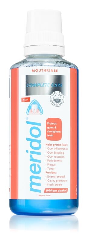 

Жидкость для полоскания рта (без спирта) без спирта Meridol Complete Care