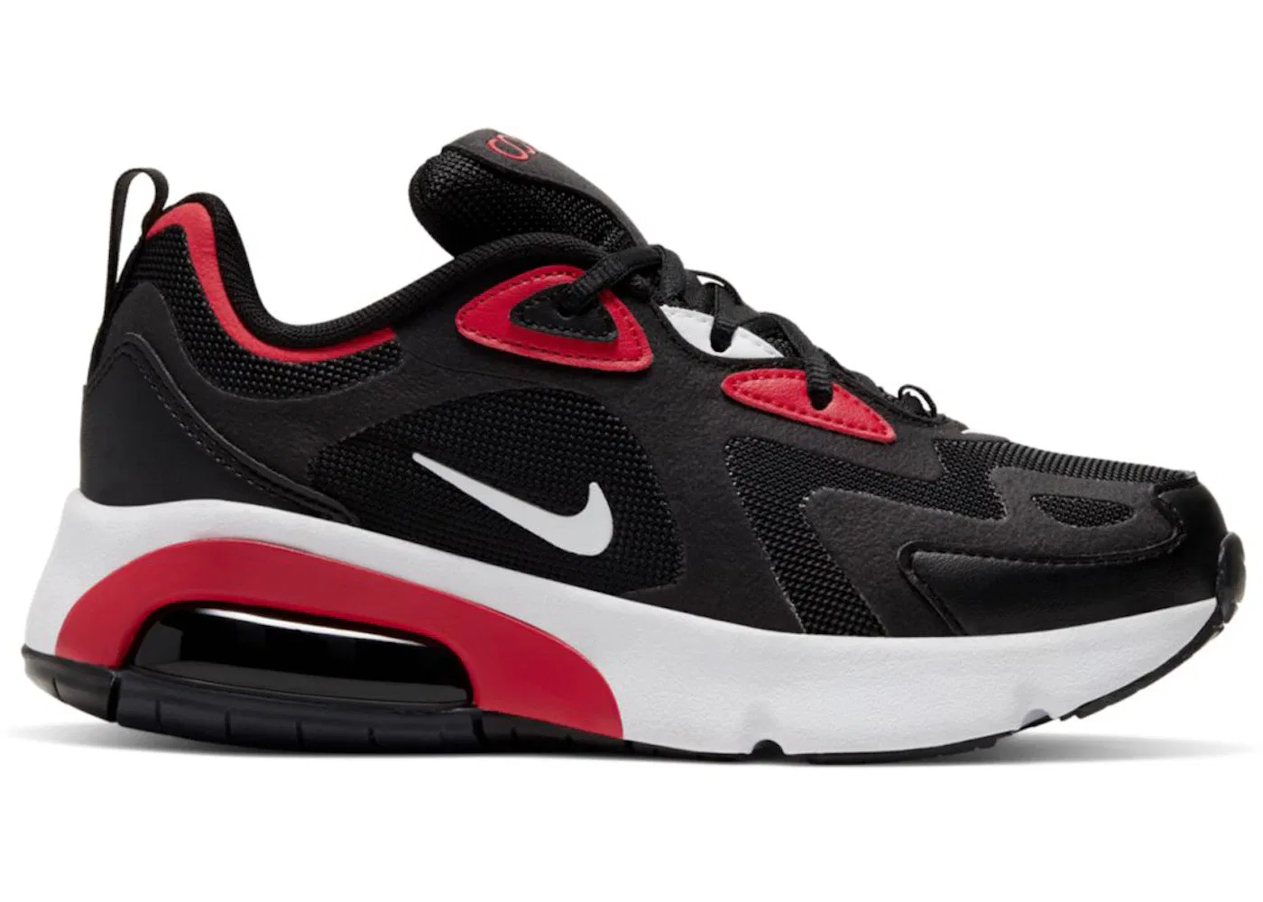 Детские кроссовки Lifestyle Nike Air Max 200, Black/University Red/White