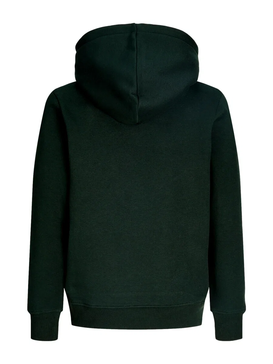 Детская толстовка Jack & Jones Junior 'JJBuster' темно-зеленого цвета — фото 3