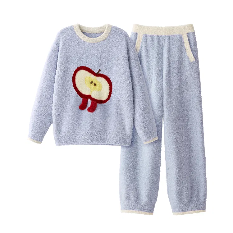 Детский комплект пижам с принтом BANANA IN, Cool Water Blue Apple
