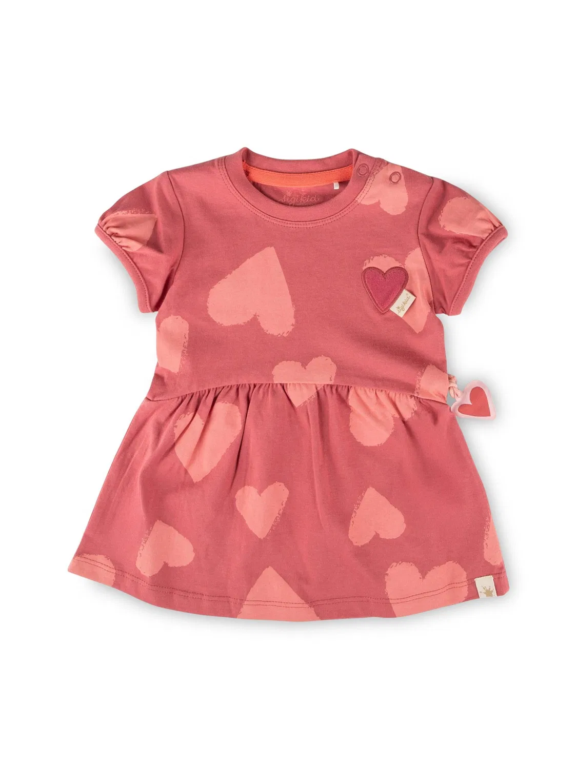Sigikid Платье Kleid Pink Birds розового цвета