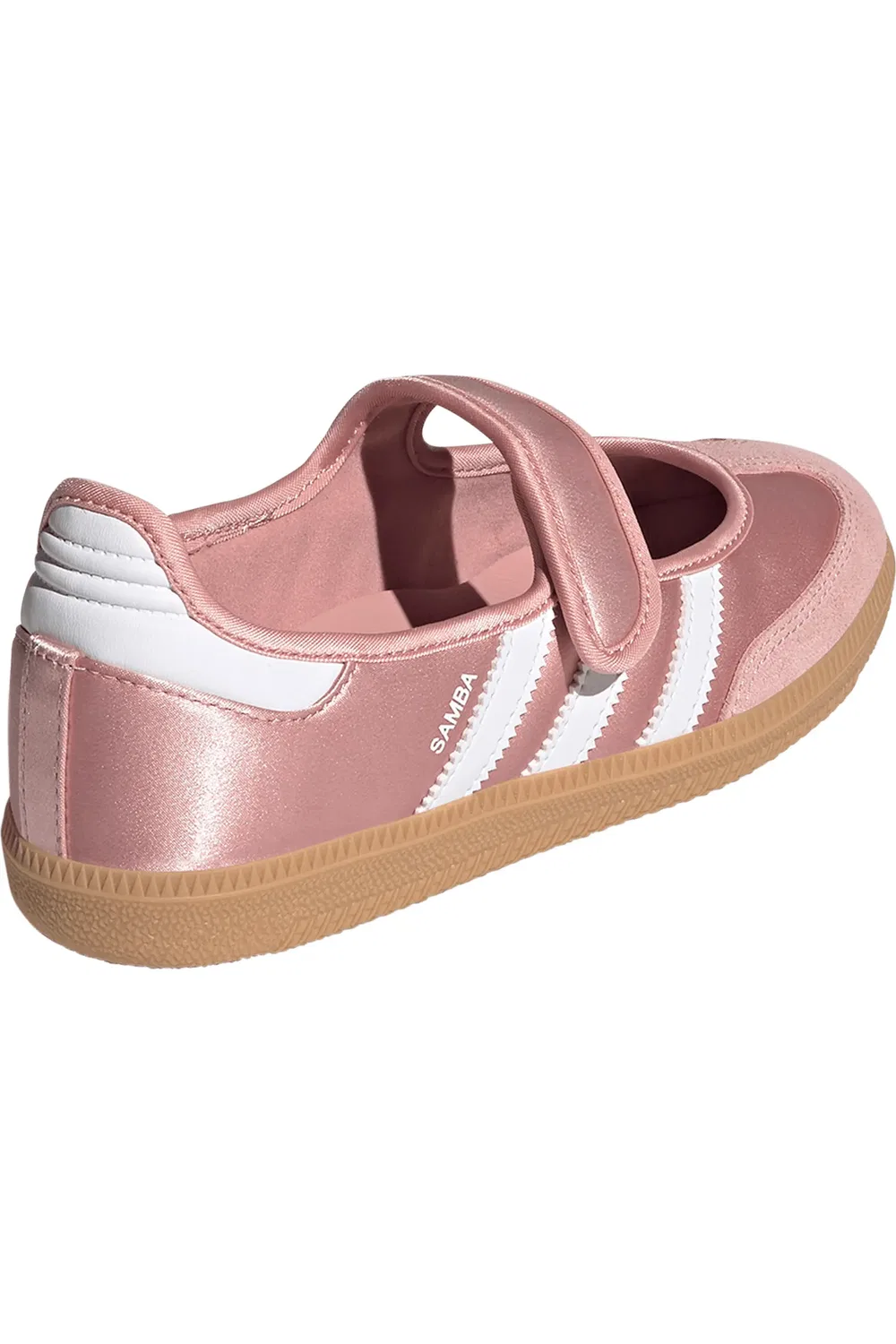 Детские кеды мари джейн Samba Jane adidas, Mauve/White/Gum — фото 3
