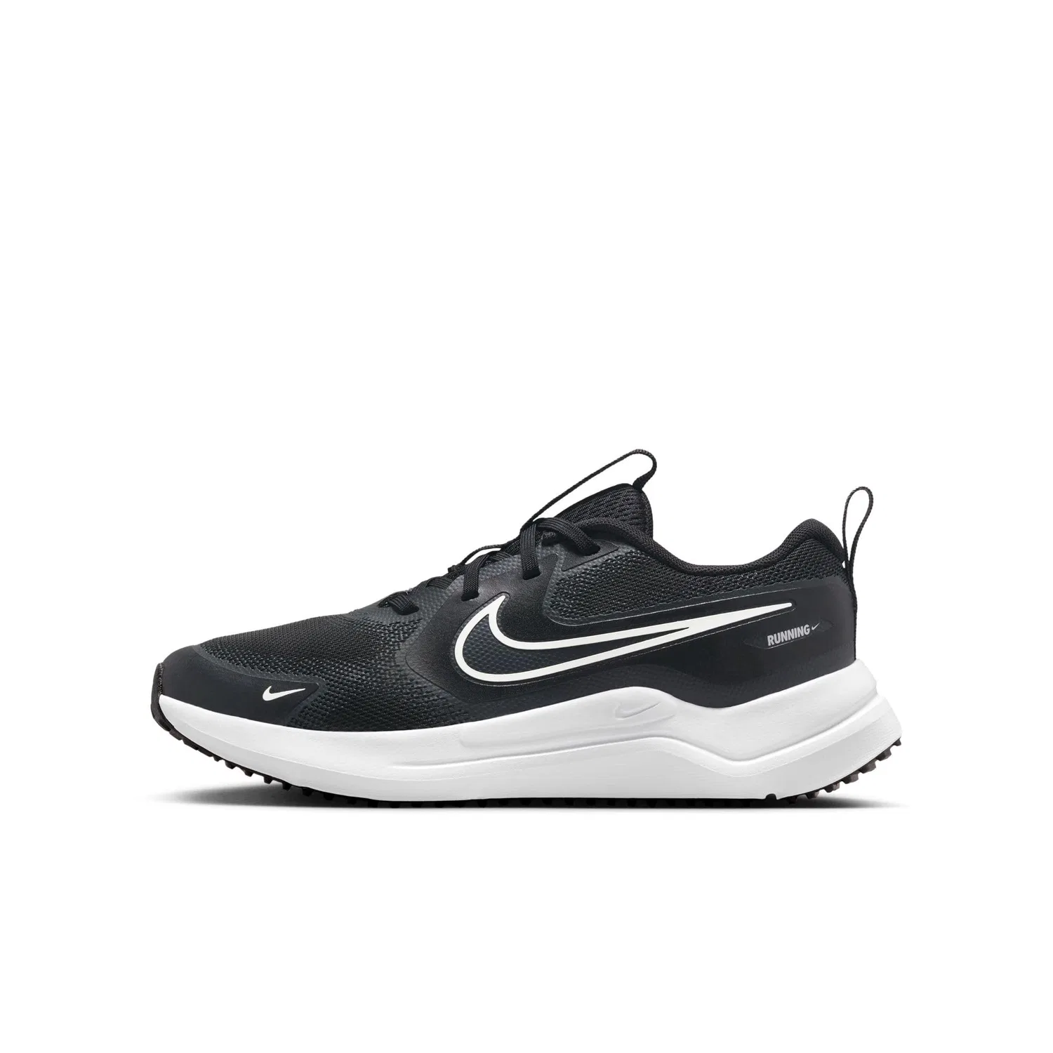 Детские кроссовки для мальчиков с шнурками и липучкой Mystic Fly NIKE, Black White Anthracite