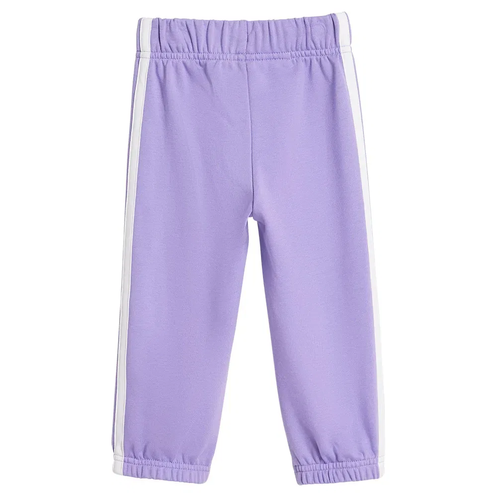 Спортивные брюки из комплекта Adidas Essentials 3 Stripes Joggers Adidas, розовый — фото 4