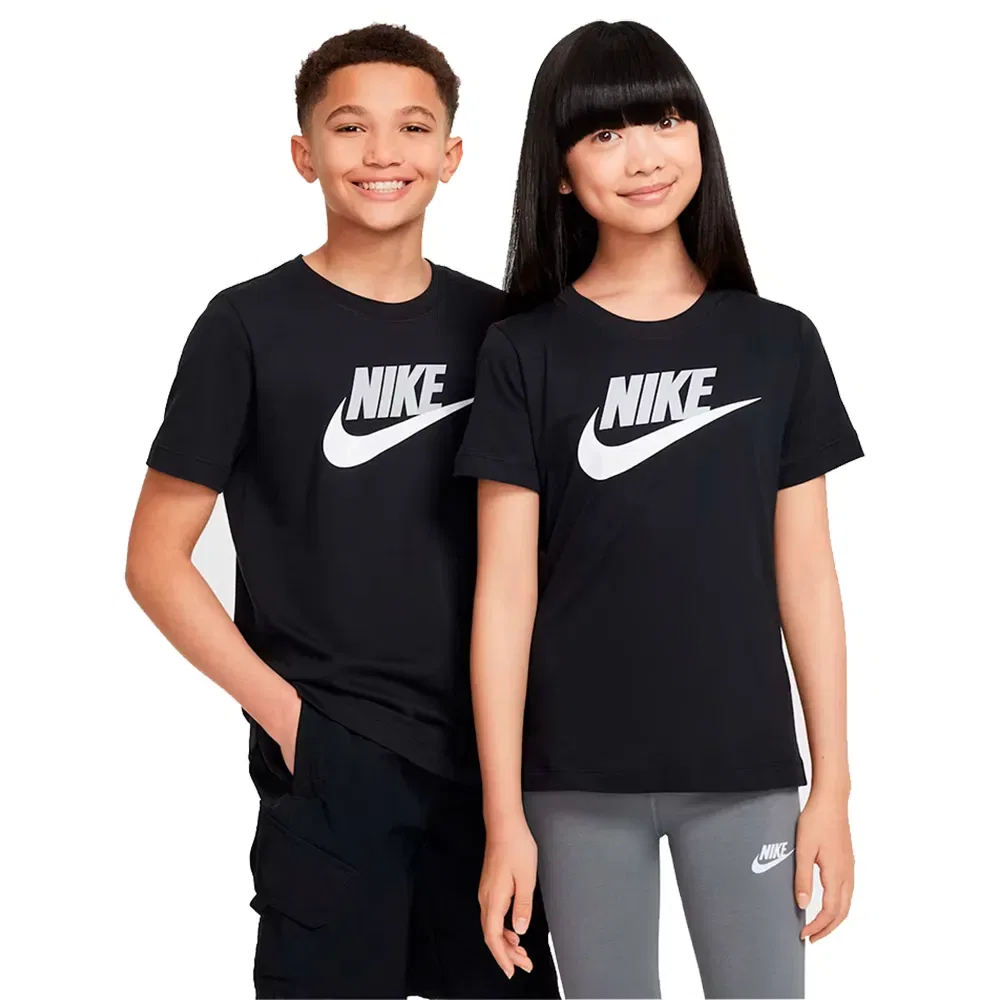 Детская футболка с коротким рукавом Nike Futura HBR, Black