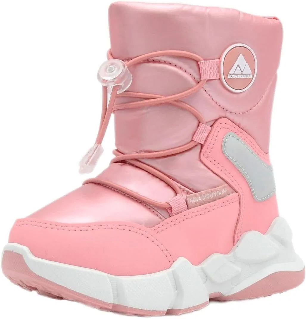 Детские зимние снежные ботинки Nova Mountain для мальчиков и девочек Nova Footwear, Pink