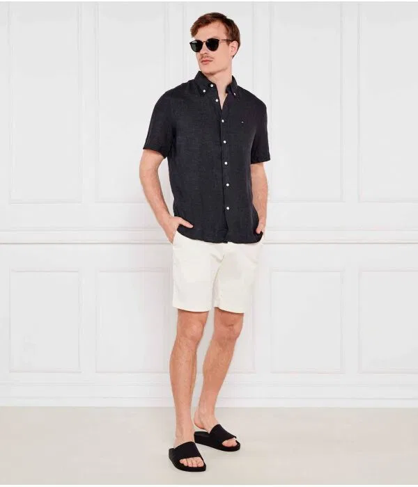Мужские шорты-чинос Brooklyn 1985 Slim Fit Tommy Hilfiger, Écru — фото 2