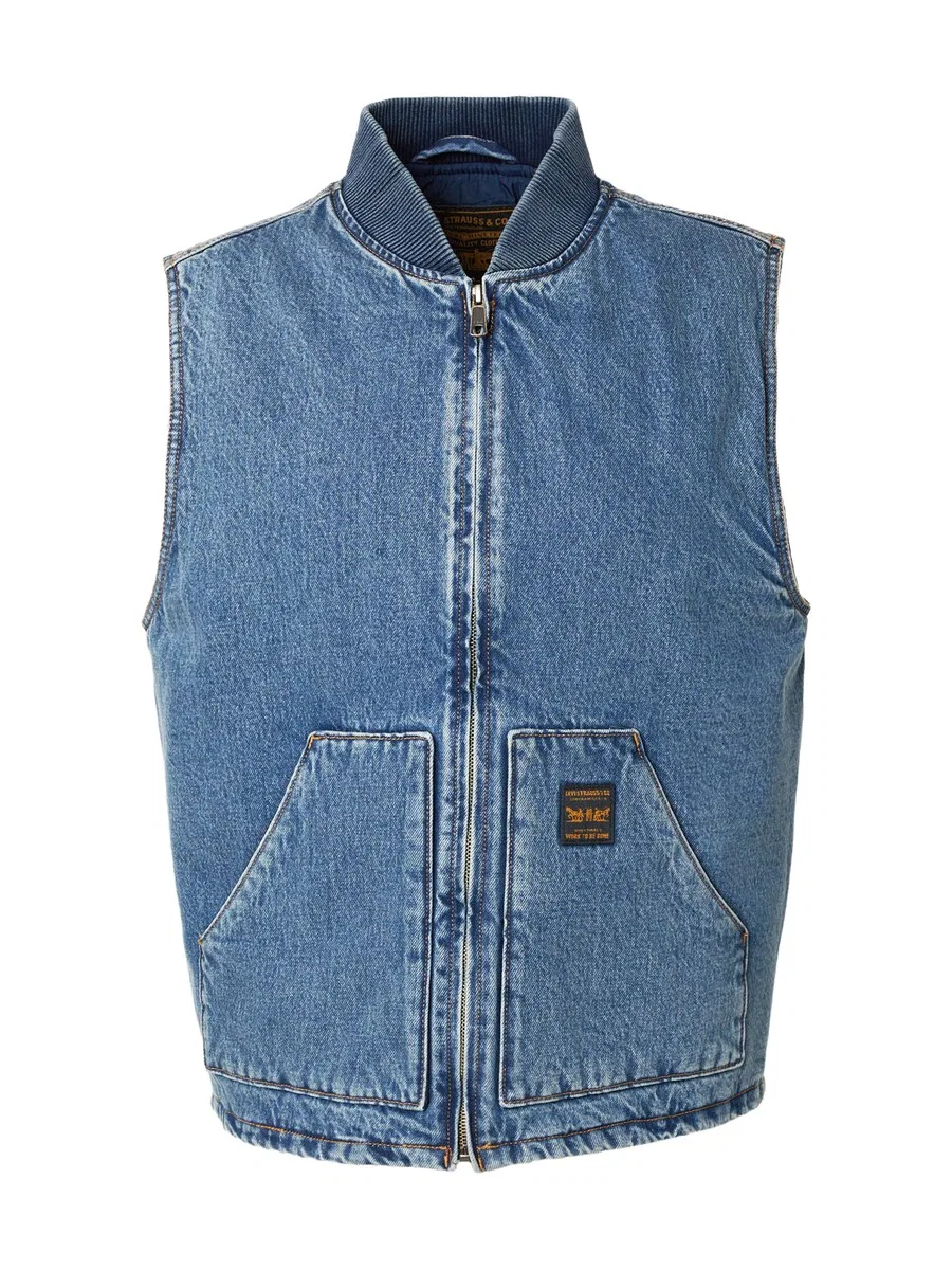 Жилет LEVI'S 'SANSOME' из синей джинсовой ткани