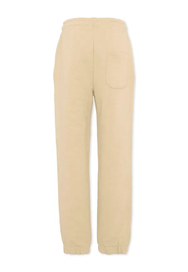Брюки хлопковые Msgm beige, бежевый — фото 2
