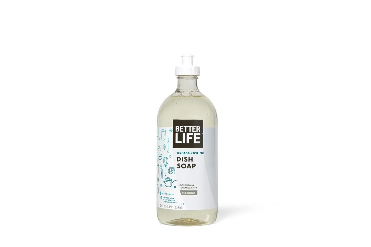 Жидкое мыло для рук Better Life, без отдушки, 650 мл