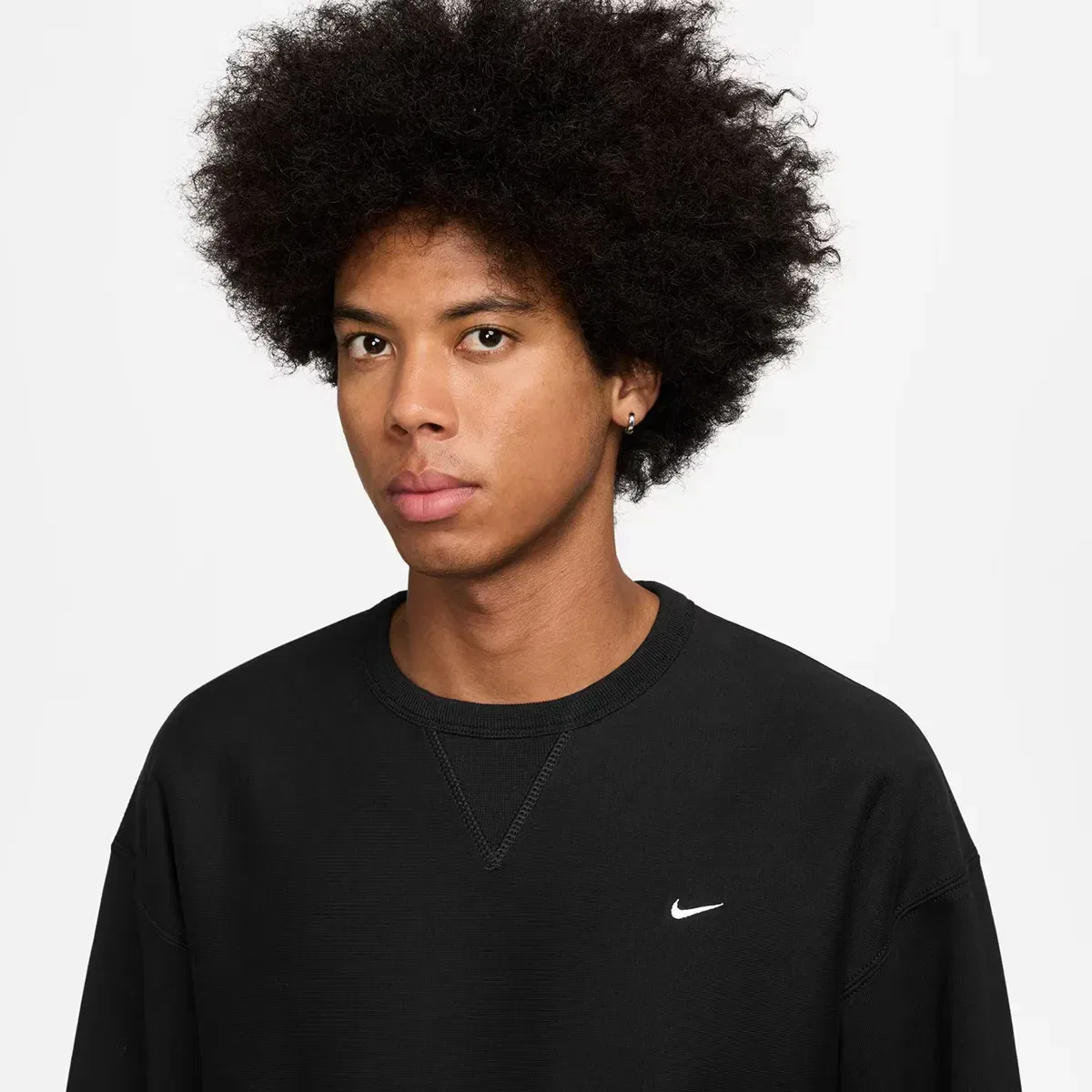 Мужская толстовка из флиса Nike, Цвет Negro — фото 3