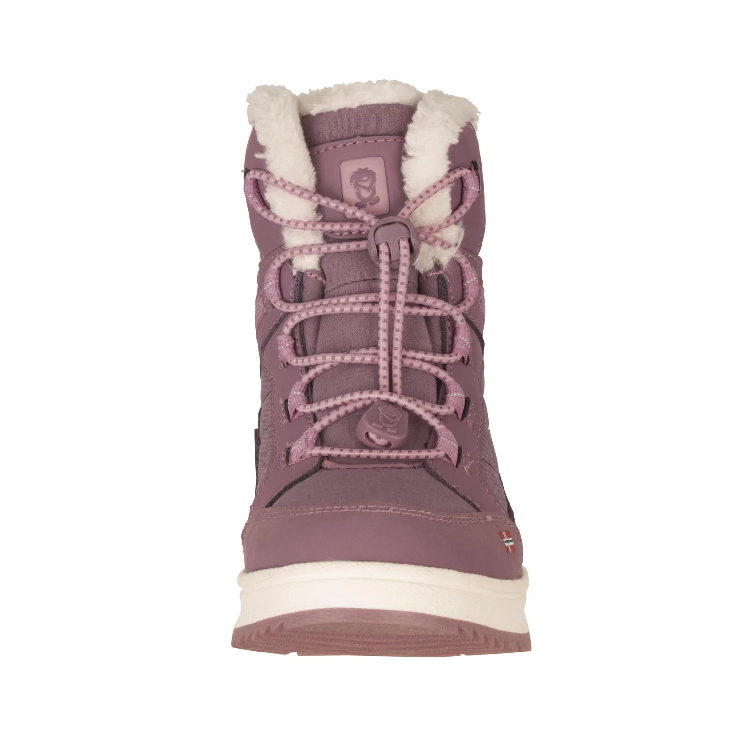 Детские водонепроницаемые зимние ботинки Girls Arendal Winter Boots XT Trollkids, Bordeaux Pfirsichfarben — фото 3