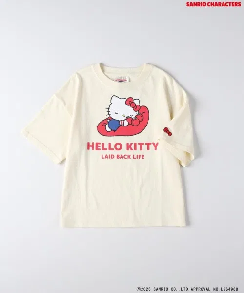 Детская футболка с принтом Sanrio Characters Right-on, Белый