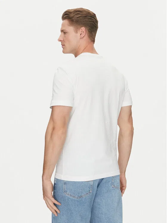 Футболка regular fit Linear Ombre Calvin Klein, белый — фото 3
