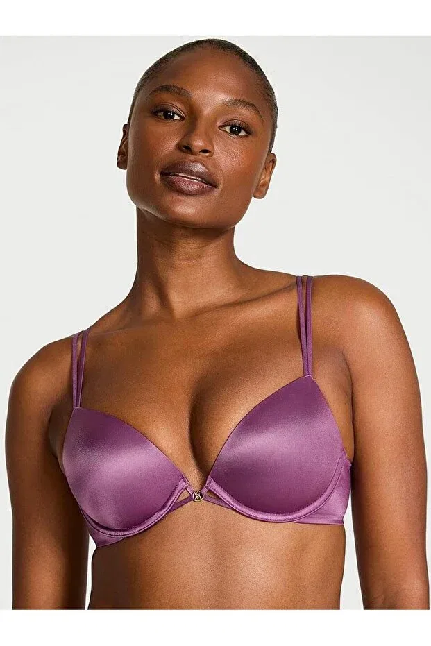Женский бюстгальтер с пуш-ап Smooth push-up bra Victoria'S Secret, Plum — фото 2