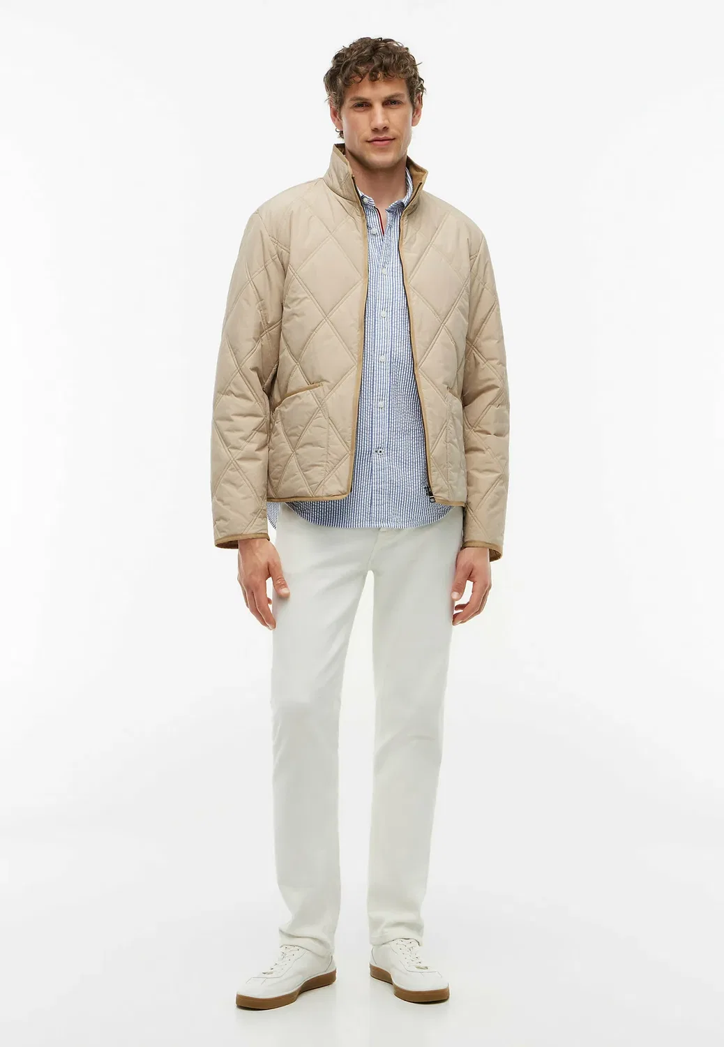 Стеганая куртка с ромбовидным рисунком - другие - легкая куртка Tommy Hilfiger, Batique Khaki — фото 2