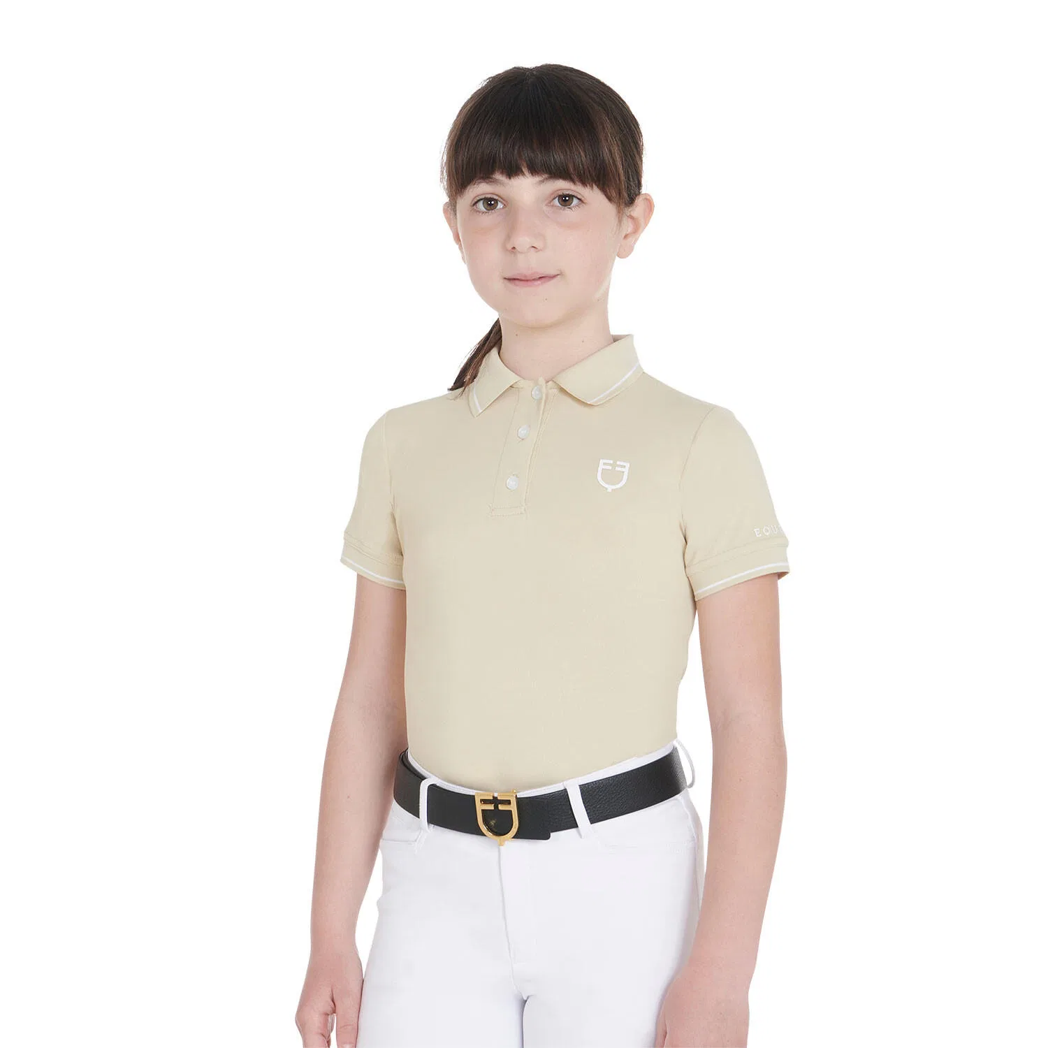 Детское поло для мальчиков Slim Fit Equestro, Beige