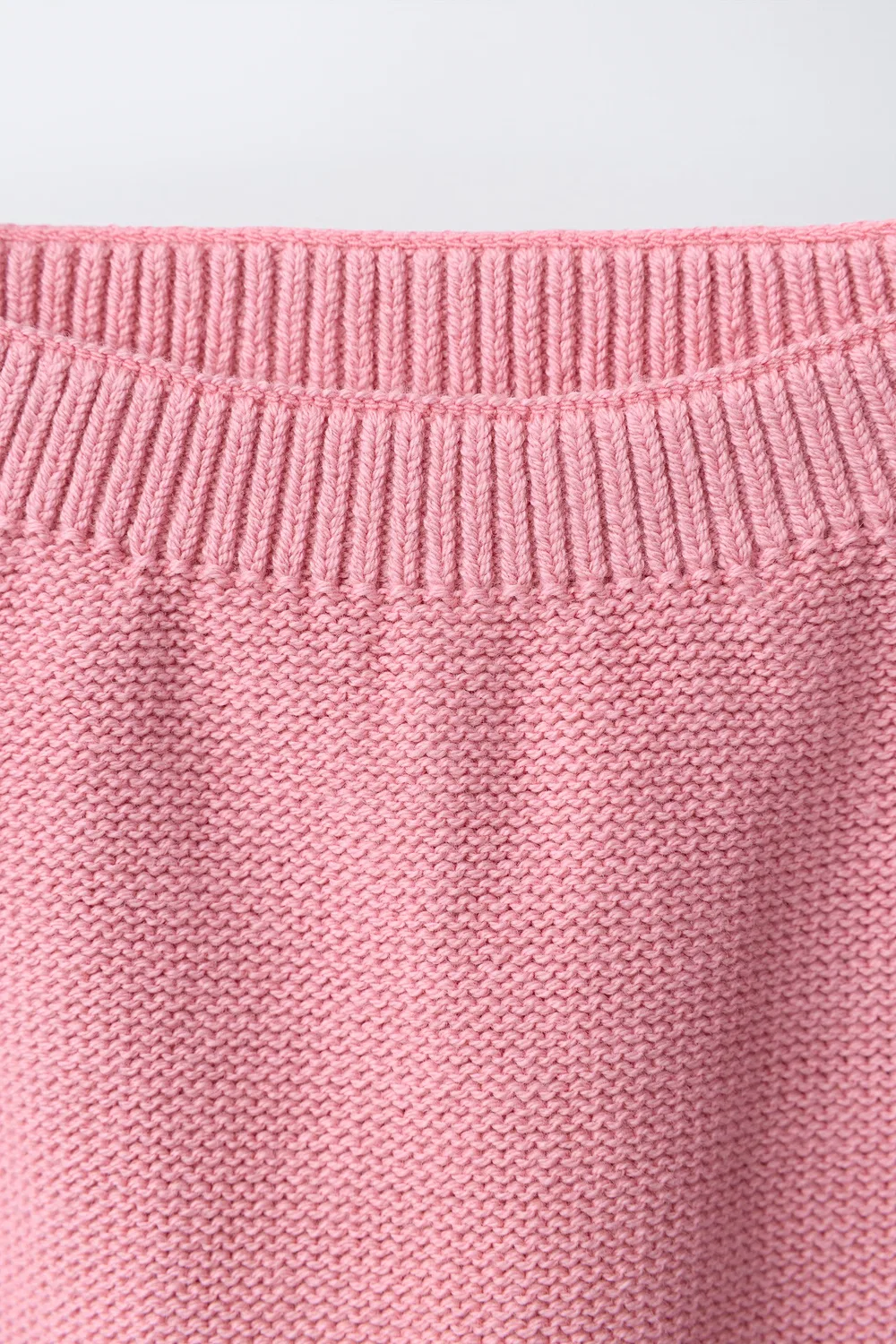 Вязаные брюки с аппликацией в виде бабочек ZARA, Mid-Pink — фото 3