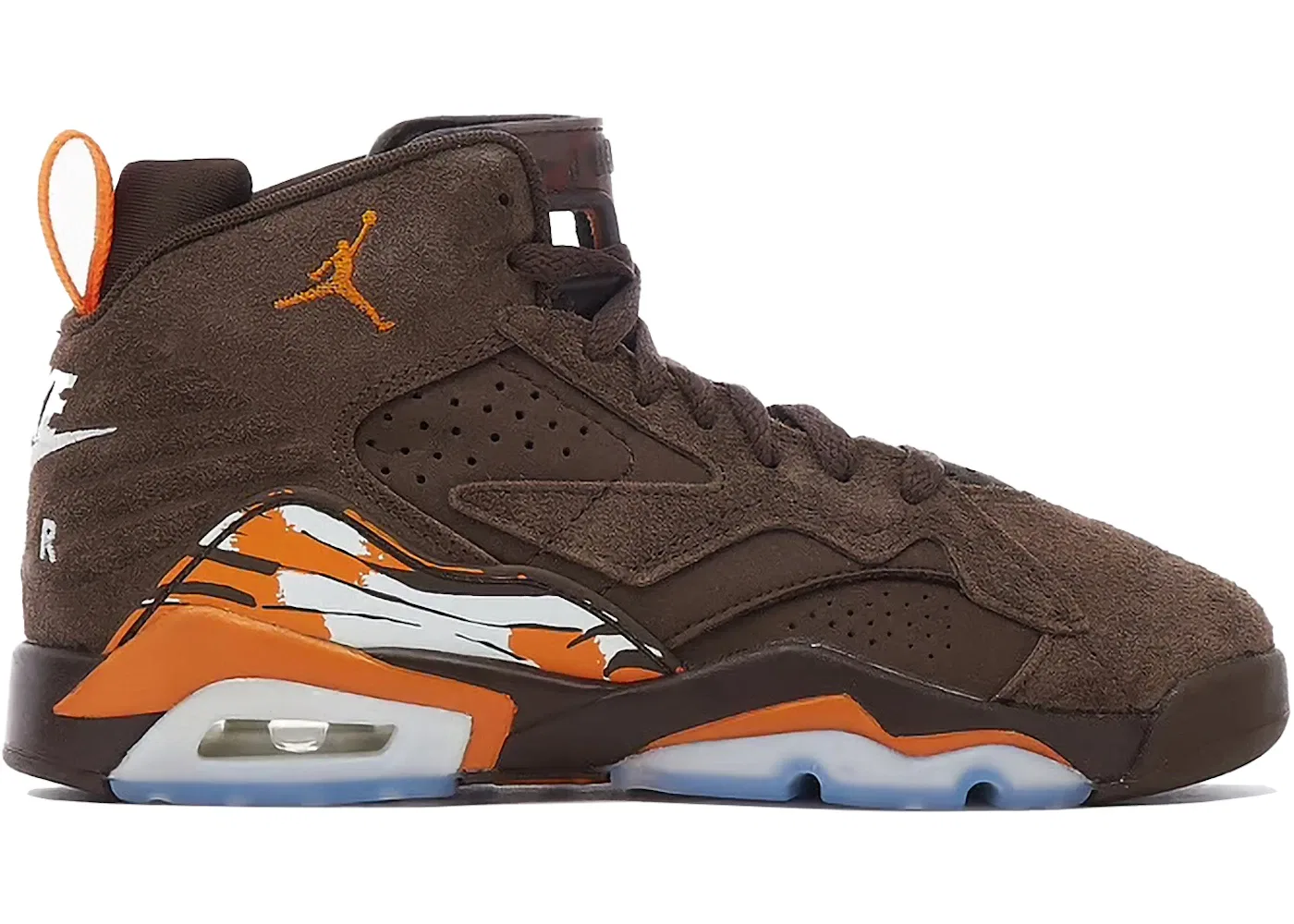 Детские кроссовки Lifestyle Jordan MVP Jordan, Track Brown/White/Magma Orange