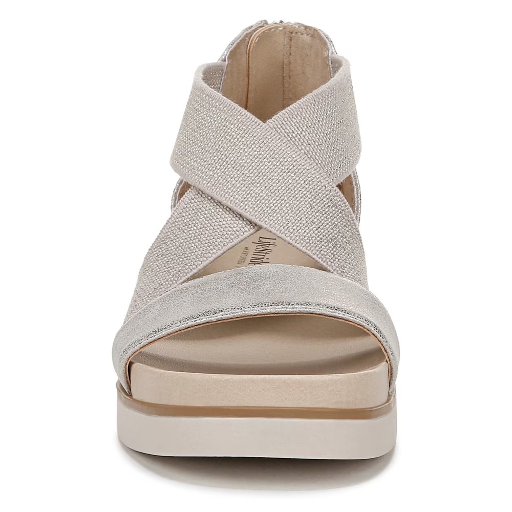 Босоножки на ремешках Giselle Lifestride, taupe faux leather — фото 3