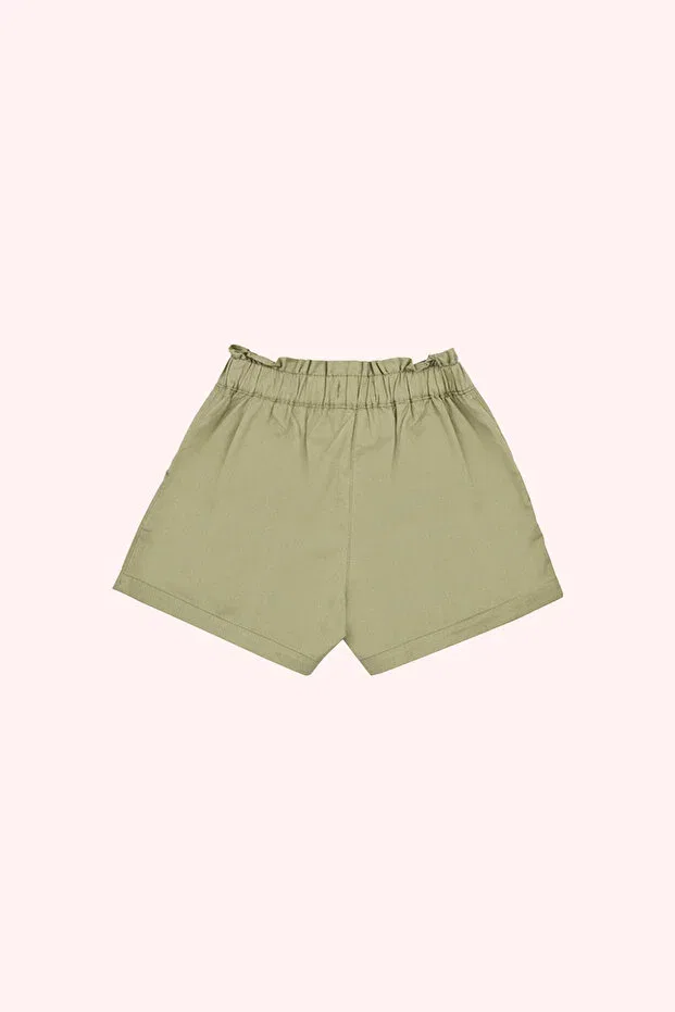 Детские шорты для девочек хлопковые Panço, Khaki — фото 3