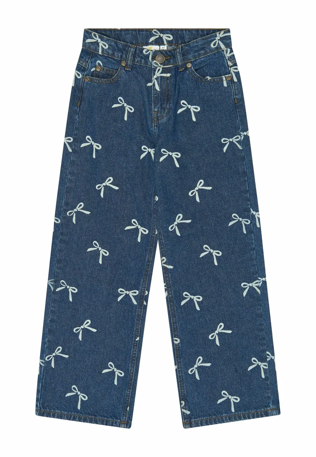 Джинсы Tnvirginia широкого кроя - джинсы прямого кроя The New, Medium Blue Denim Aop — фото 3