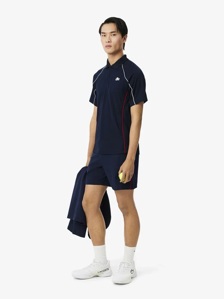 Шорты теннисные French Team LACOSTE, Navy — фото 4