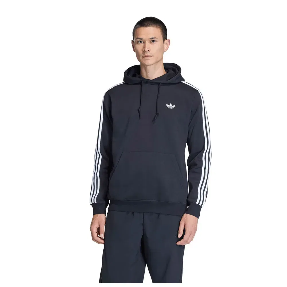 Худи с тремя полосками Adidas Originals, черный