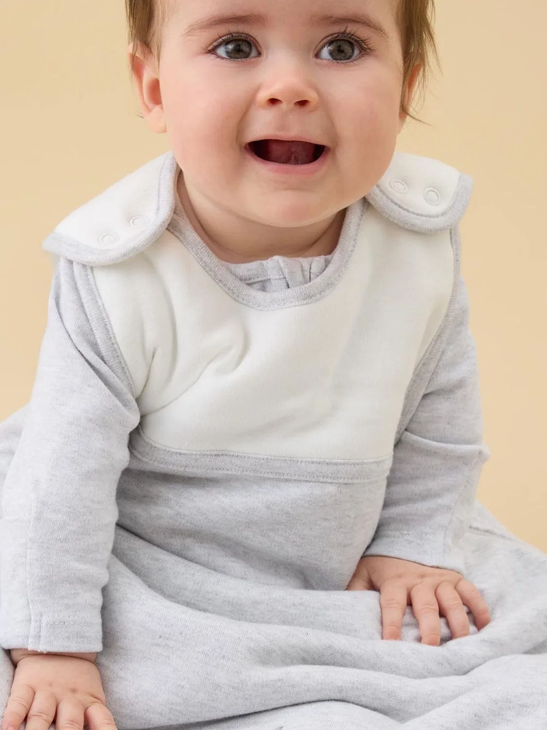 Детский спальный мешок MORI Supersoft 1.5 Tog, серый