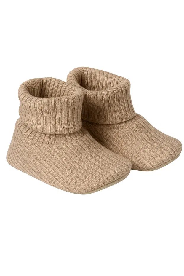 Детские ботинки для мальчиков вязаные Papulin, Taupe