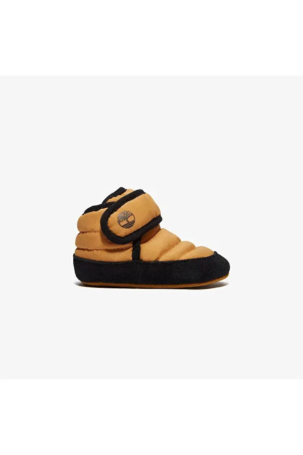 Детские ботинки для девочек на липучках Crib hook & loop baby yellow boots Timberland, Yellow