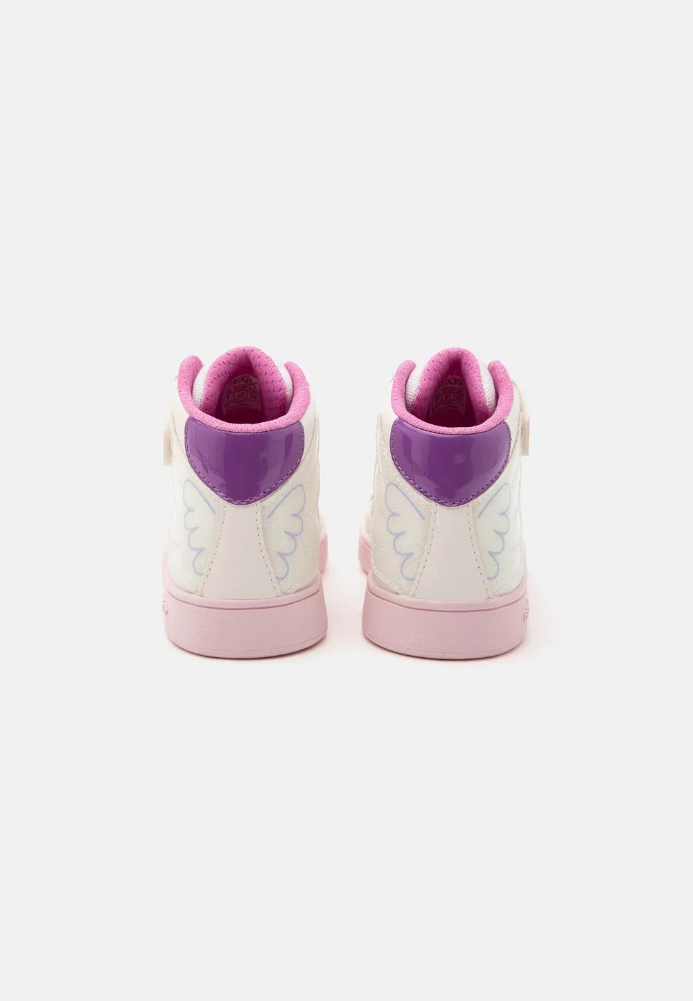 Eclyper girl - высокие кроссовки Geox, White/Multicolor — фото 3