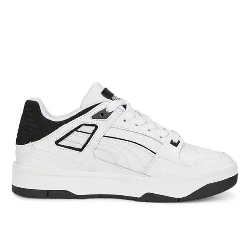 Детские кожаные кроссовки Puma Slipstream JR, Цвет: Белый — фото 2