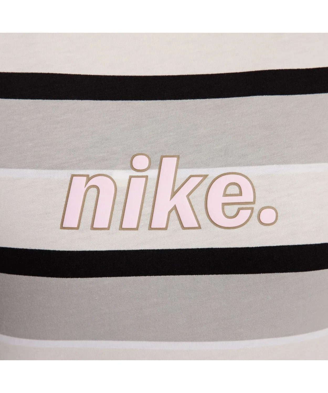 Женская футболка с контрастной отделкой NIKE NSW OPP1, Коричневый — фото 4