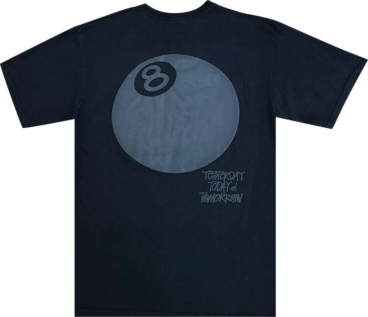 Футболка Stussy x Dover Street Market Special 8 Ball 15th Anniversary T-Shirt 'Black', черный — фото 3