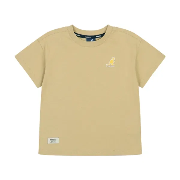 Футболка с принтом, rb 0103, Kangol Kids, бежевый