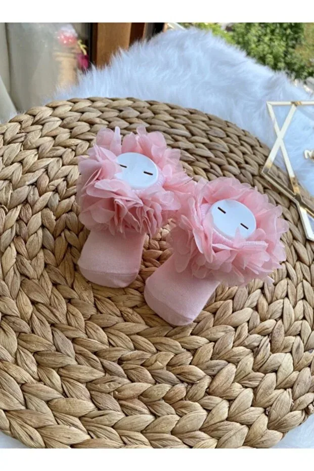 Детские носки для девочек с рюшами Arden, Pink