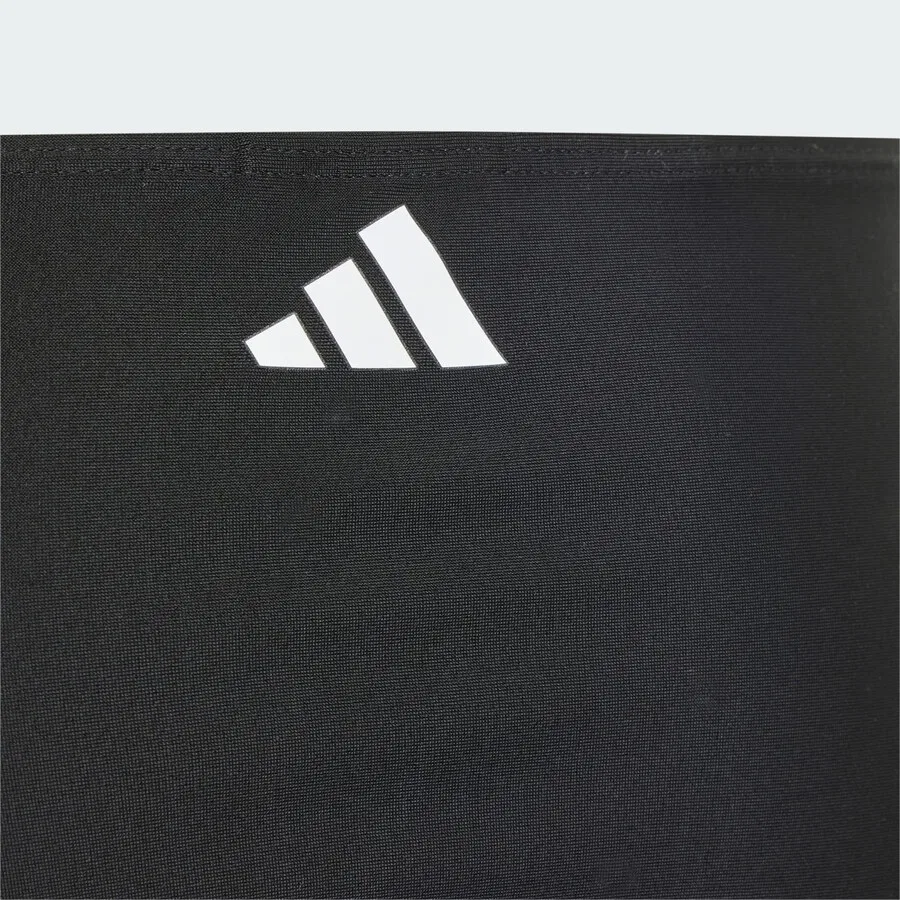 Спортивный купальник-бралетт ADIDAS PERFORMANCE «Бикини с V-образным вырезом и тремя полосками» черного цвета — фото 3
